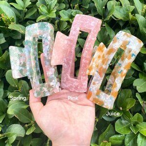 13cm5.1 XXL Jump Acetic Hair Claw for Thick Hair